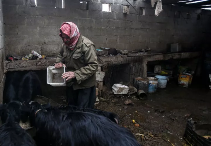 La población siria pasa hambre. FOTO/AP