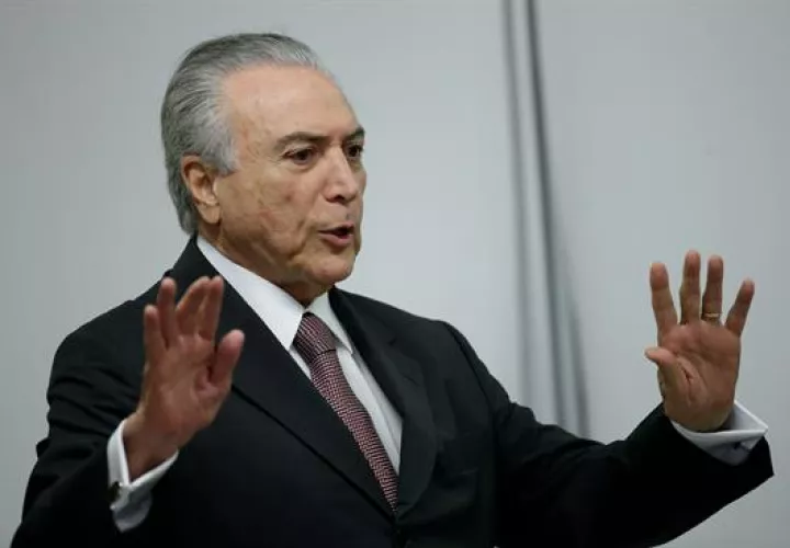 El presidente de Brasil Michel Temer. Foto: EFE/Archivo