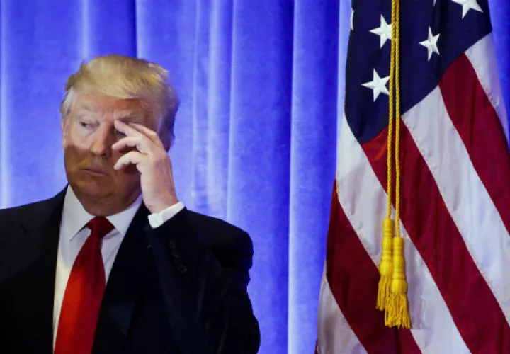 El presidente electo de EE.UU. Donald Trump, arremetió contra la prensa. FOTO/EFE