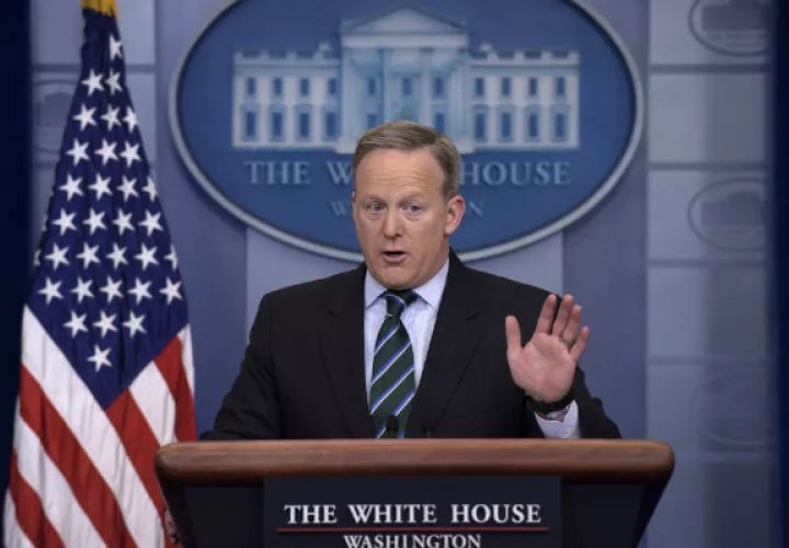 Sean Spicer. Foto/ AP