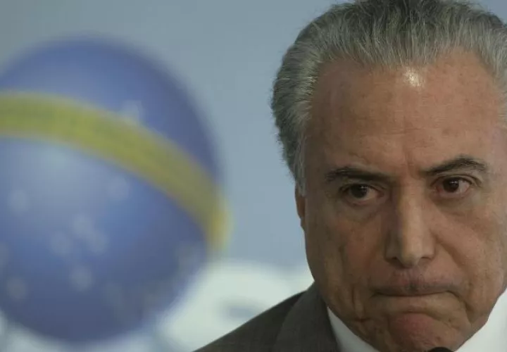 Presidente de Brasil, Michel Temer, enfrenta una difícil crisis económica. EFE