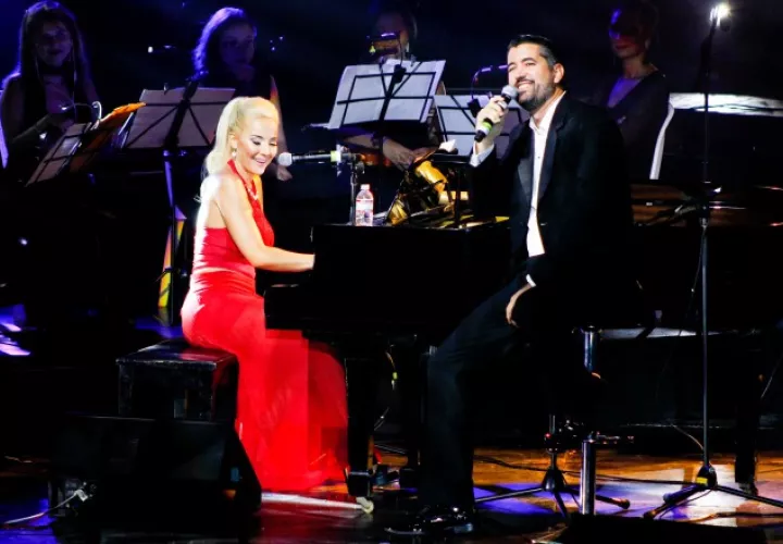 Talentosos. La soprano y pianista Julia Cubo Rodríguez y  el barítono panameño Ricardo Velásquez.  Jaime Cordero