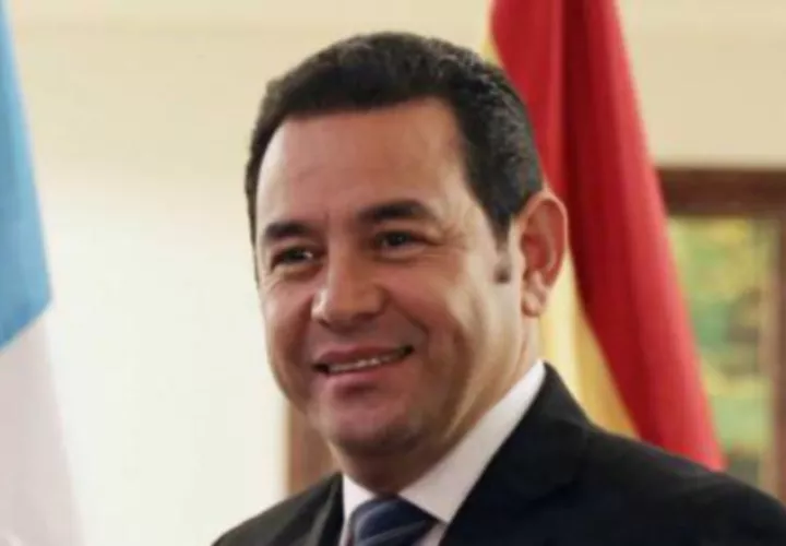 Presidente Jimmy Morales. /Foto ARCHIVO