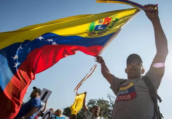 Simpatizantes de Leopoldo López exigieron justicia en las calles de Caracas. EFE