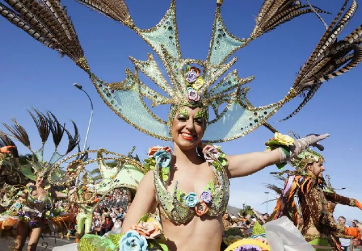 Máscaras  y disfraces completos son las características de todos los Carnavales en el mundo. EFE