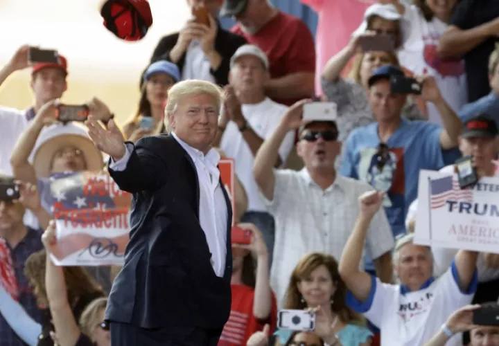 Pasó su tercer fin de semana como presidente en su club privado en Florida. /Foto AP