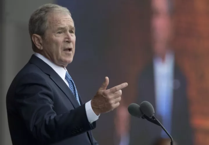 EL expresidente de EE.UU. George W. Bush, ofreció una extensa entrevista a la NBC, sobre la situación del país. /Foto AP
