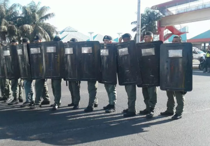 Se presentaron unidades de la Policía Nacional. Foto: 