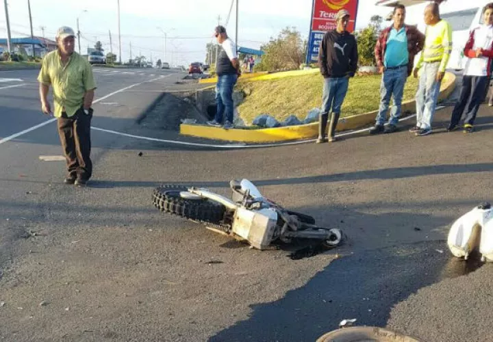Lugar del accidente. Foto: José Vásquez. 