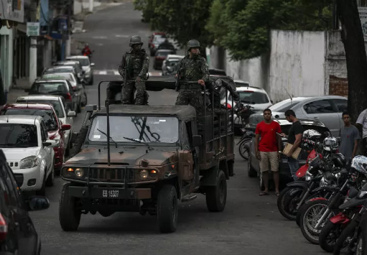 Las autoridades han pedido el apoyo militar para controlar la crisis por la huelga policial. FOTO/EFE