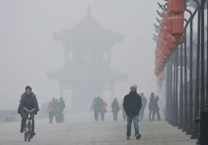 China e India, con 1.1 millones de muertes prematuras en 2015, fueron los países más afectados por la contaminación del aire. FOTO/EFE