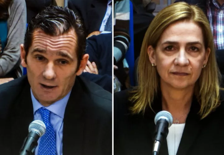  Iñaki Urdangarin y la infanta Cristina. Foto/ EFE