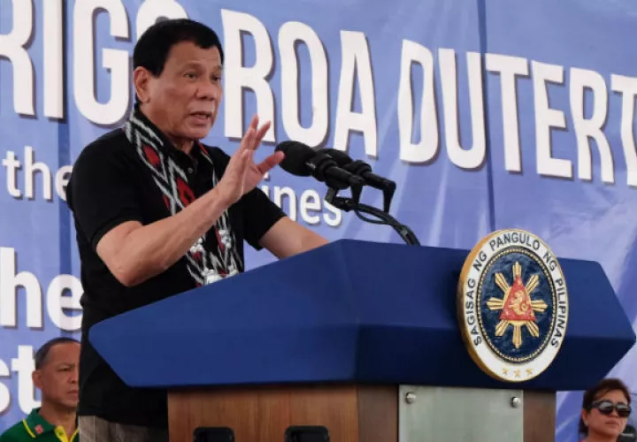 El presidente de Filipinas ejecuta fuertes medidas contra los narcotraficantes y consumidores de drogas. FOTO/AP