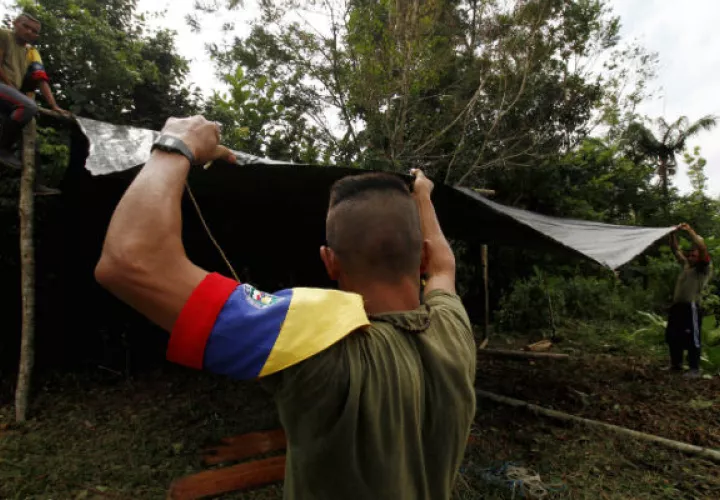 Los miembros de las Farc en su proceso de readaptación. FOTO/EFE