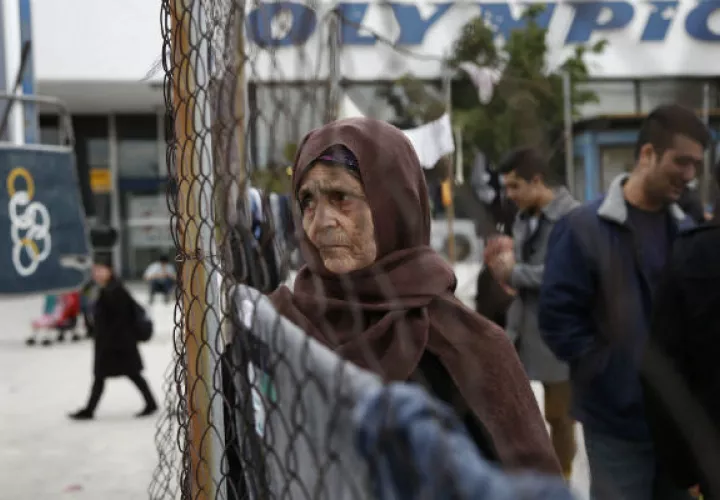 La situación de los refugiados en Grecia es caótica por el clima. FOTO/AP