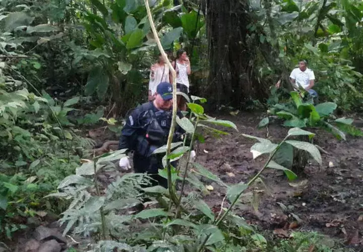 Área donde se encontró el cuerpo. Foto. Leonardo Machuca G.