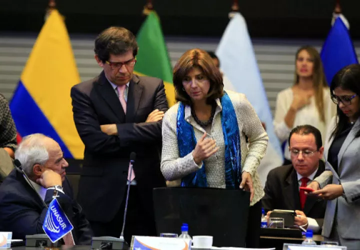 Canciller de Colombia, María Ángela Holguín. FOTO/EFE