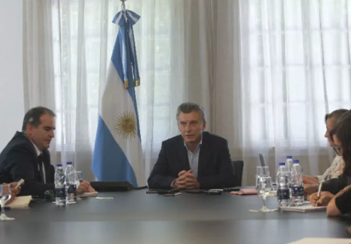 El presidente de Argentina Mauricio Macri evalúa la situación venezolana. FOTO/EFE