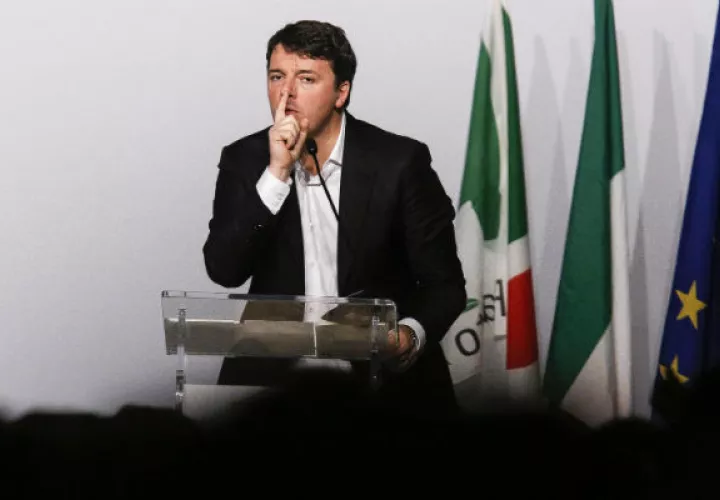 Ex primer ministro italiano Matteo Renzi. FOTO/AP