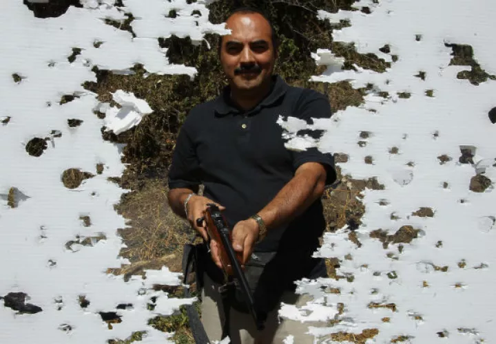 presidente nacional de la Asociación Mexicana de Usuarios de Armas de Fuego (AMUAF), Luis Antonio Merino. FOTO/EFE