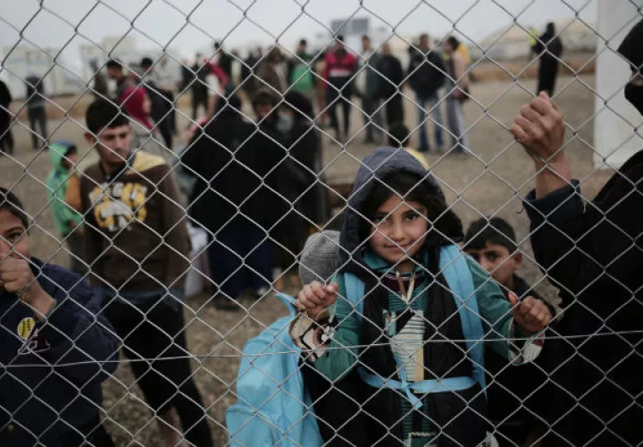 Campamento de refugiados. Foto/ AP