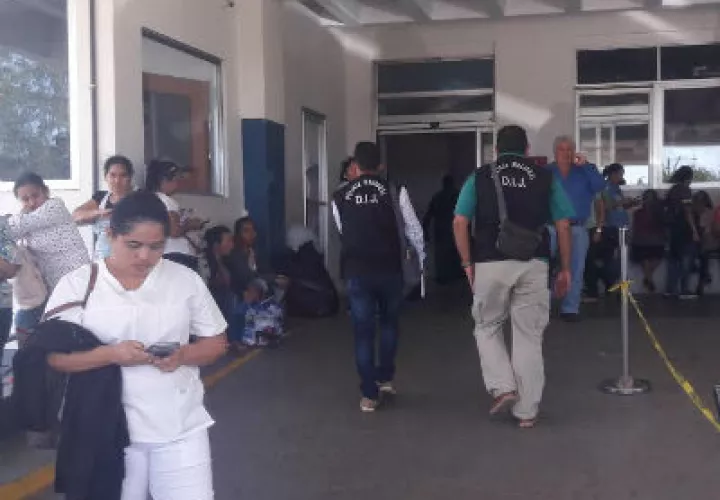 Fueron atendidos en el Hospital Rafael Hernández. Foto: José Vásquez 