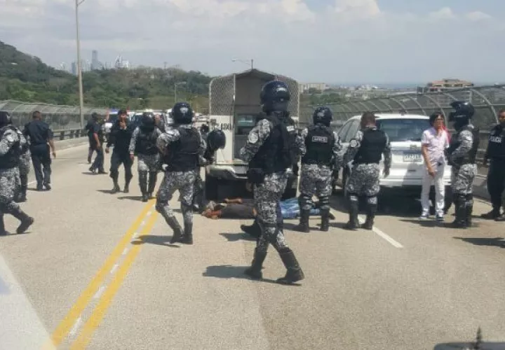 La Policía Nacional persiguió a los supuestos secuestradores