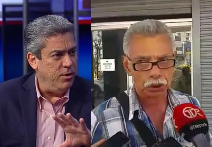 Luis Levin (derecha) es el denunciante.