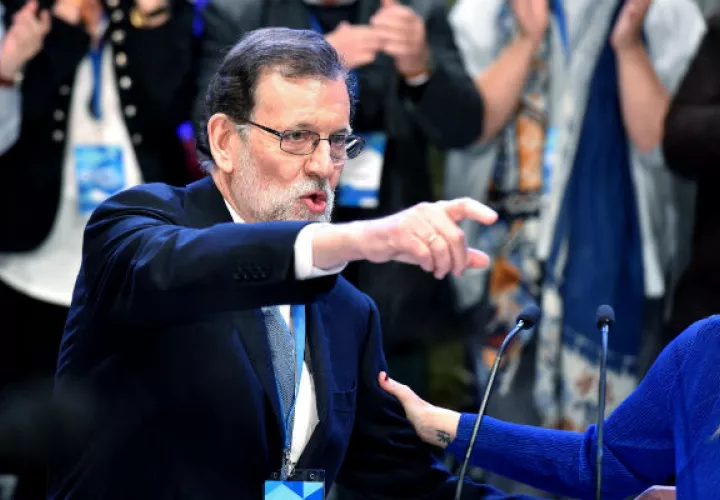Mariano Rajoy destacó que es "un honor" presidir un partido al que pertenece desde muy joven, en su natal Pontevedra. FOTO/EFE