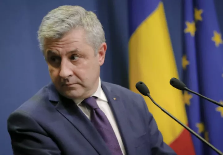 Florin Iordache, ministro de Justicia de Rumanía. Foto/ AP