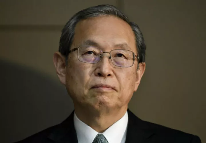 Shigenori Shiga, presidente del gigante tecnológico nipón Toshiba. Foto/EFE