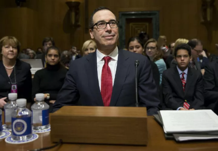 Secretario del Tesoro de EE.UU., Steve Mnuchin. FOTO/EFE