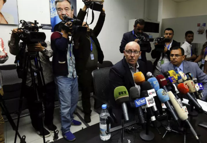 coordinador para Asuntos Humanitarios de las Naciones Unidas en el Yemen, Jamie McGoldrick. FOTO/EFE