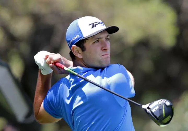 El golfista español Jon Rahm participa del primer día de actividades del torneo México Golf Championship /Foto EFE