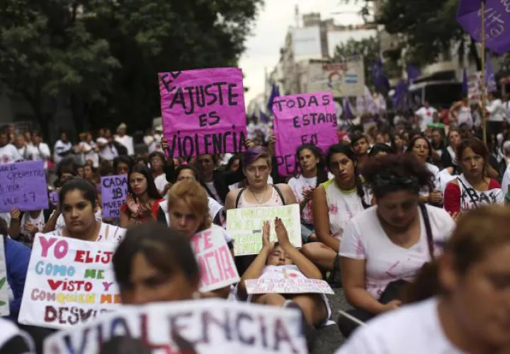 Piden alto a la violencia. /Foto EFE