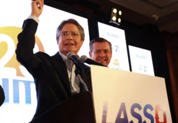 Candidato Guillermo Lasso.  /Foto Archivo