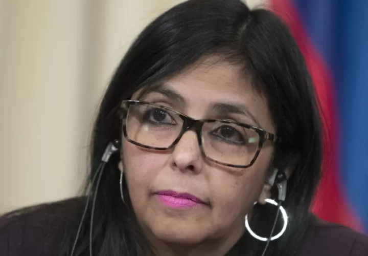 Canciller de Venezuela Delcy Rodríguez. /Foto AP