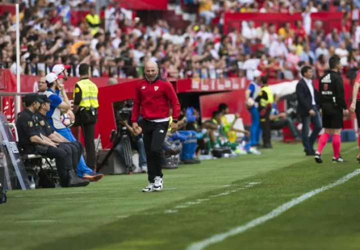 El técnico del Sevilla, Jorge Sampaoli. EFE