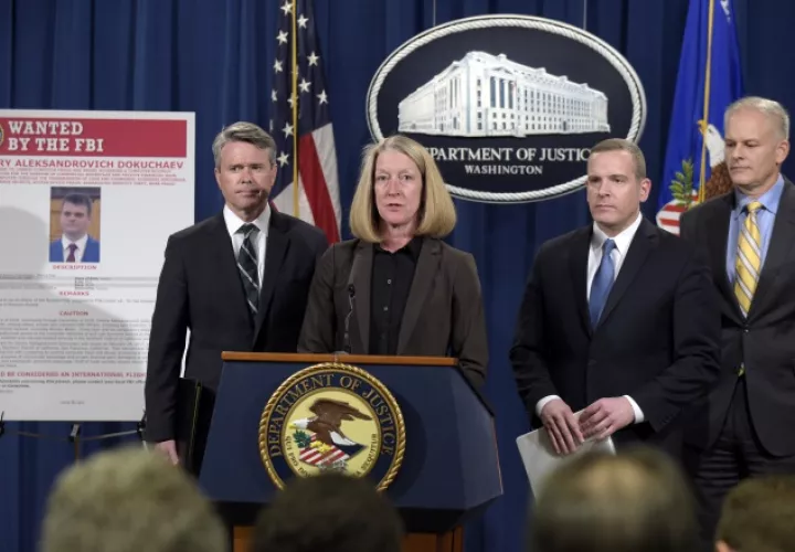 El Departamento de Justicia de Estados Unidos por primera vez hace estas acusaciones.