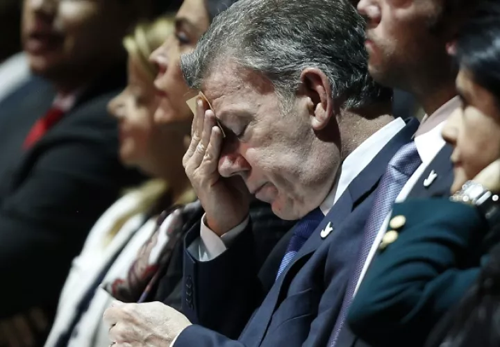 Juan Manuel Santos, asegura que los culpables pagarán. /Foto AP