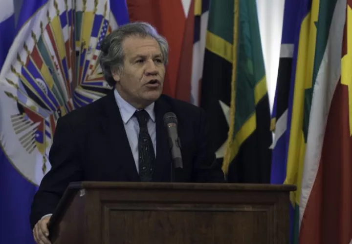 Anuncio hecho por Luis Almagro. /Foto EFE
