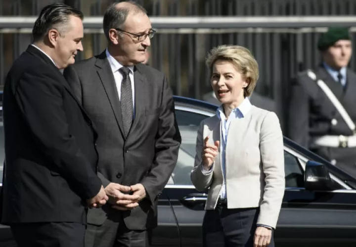 Ministra alemana de Defensa, Ursula von der Leyen. FOTO/EFE