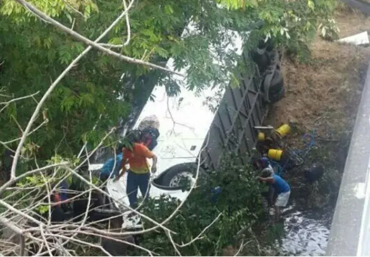 El conductor perdió el dominio físico del vehículo.