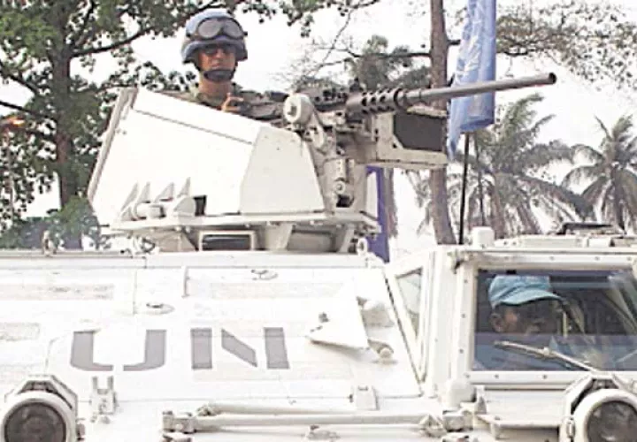 Miembros de la ONU en Congo /Foto AP