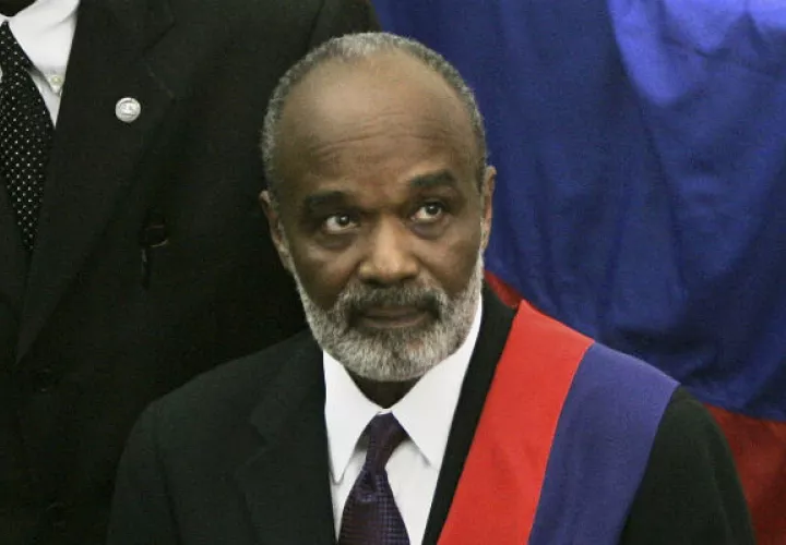 René Préval en vida. Foto: AP (Archivo)