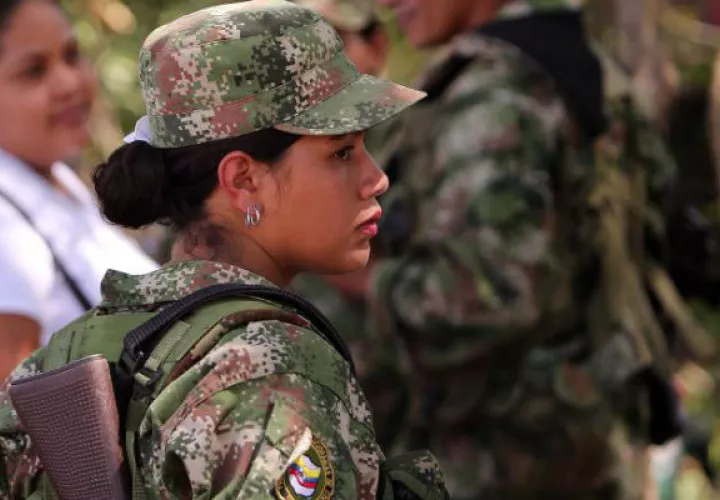 Miembro de las FARC. Foto: Archivo