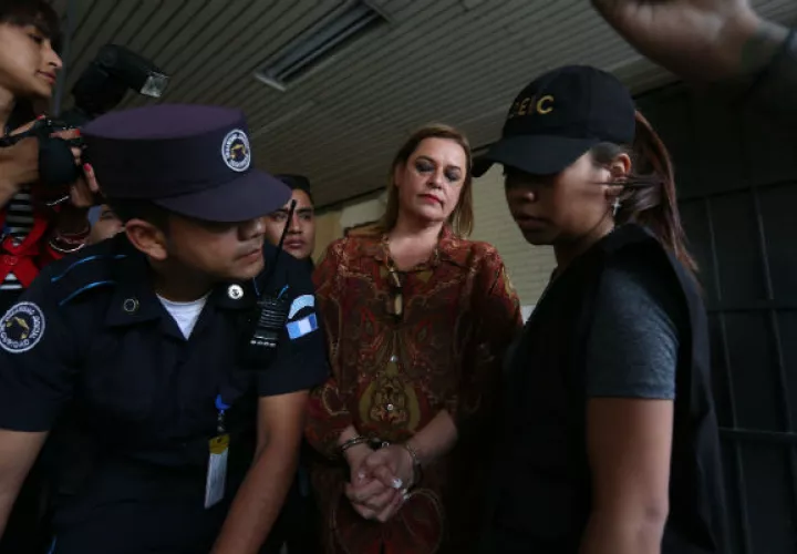 Anahí Keller, exsubsecretaria de Bienestar  Social de Guatemala está bajo arresto. FOTO/EFE