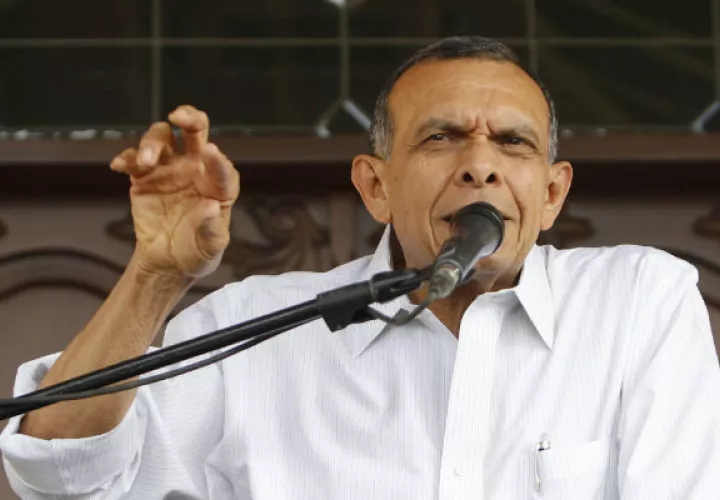 El expresidente de Honduras, Porfirio Lobo, se defiende de las acusaciones. FOTO/AP