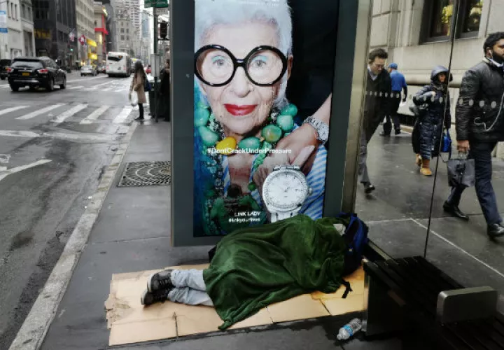 Más de 60,000 personas no tienen hogar en la ciudad de Nueva York. FOTO/AP