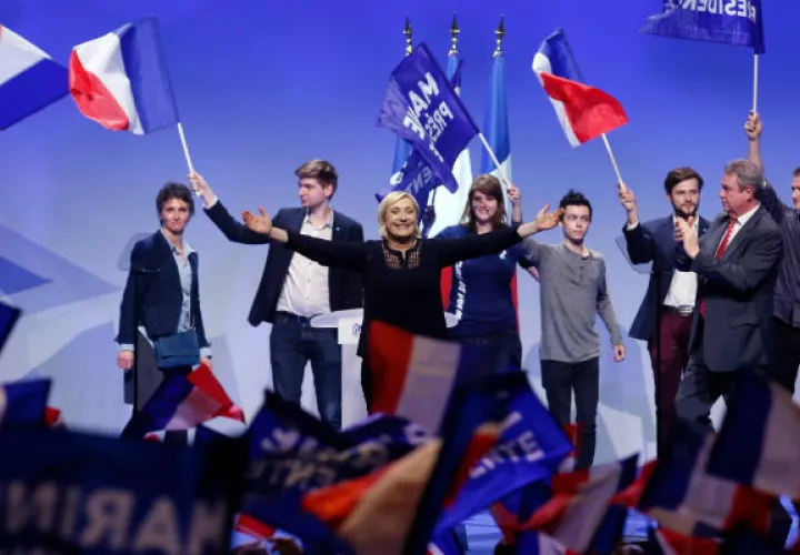 Marine Le Pen candidata ultraderechista para las presidenciales francesas. FOTO/AP